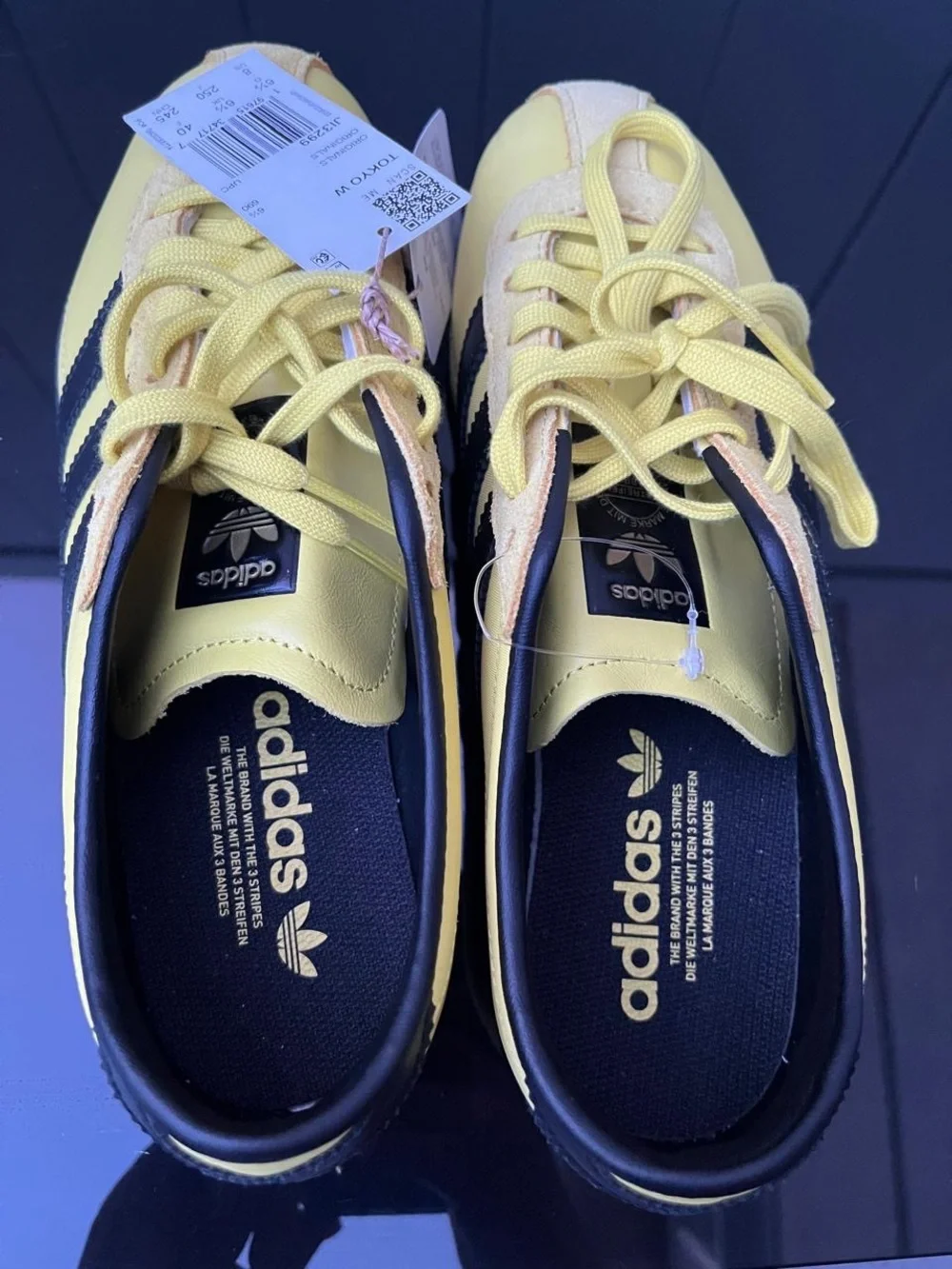 adidas Originals Tokyo Pure Sulfur Black Size 8 Women's Retro Shoes NIB